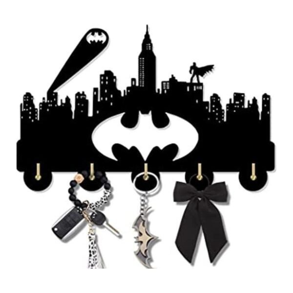 Gancho para llaves de Batman para pared soporte_1