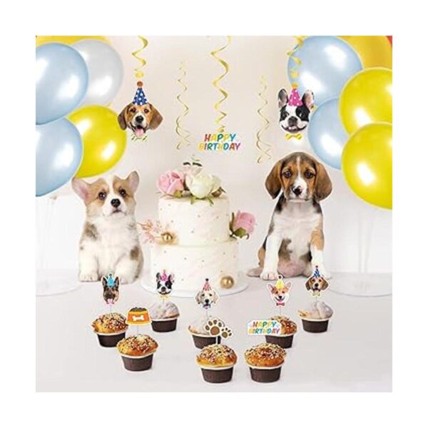 DECORLIFE Suministros de fiesta de cumpleaños para perros_5