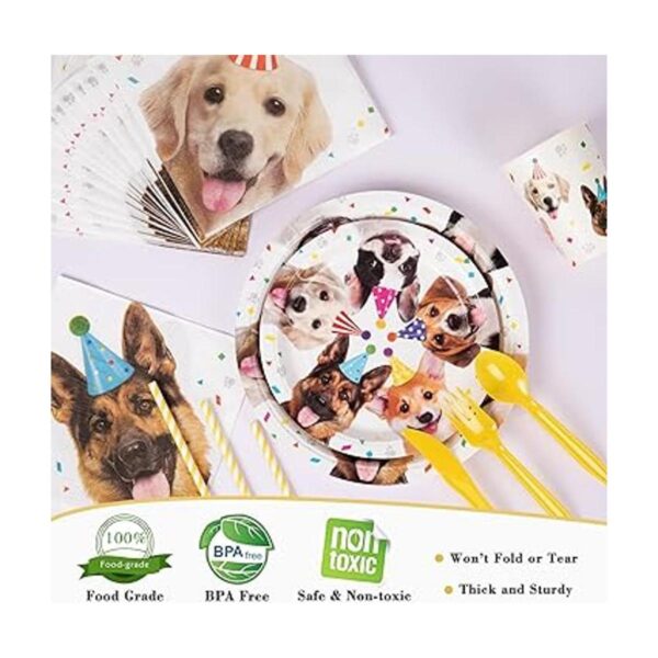DECORLIFE Suministros de fiesta de cumpleaños para perros_3