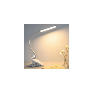 Deaunbr Luz de lectura LED con clip Luces de libro_1