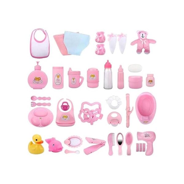 deAO Bolsa de accesorios para muñecas de bebé de 28 piezas_2