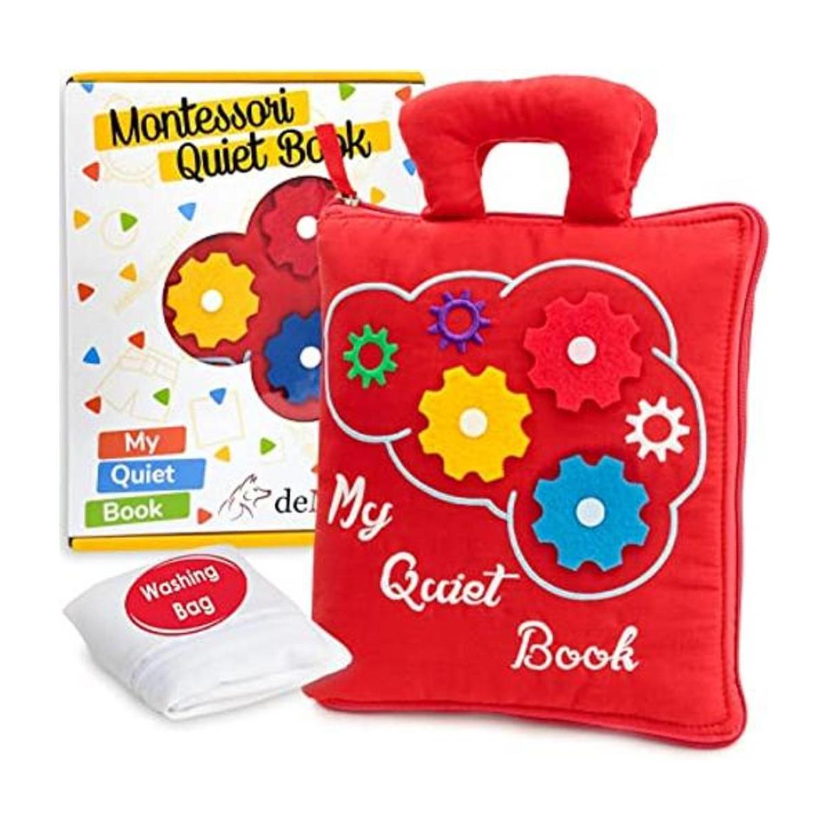 deMoca Juguete montessori libro para bebés Juguetes