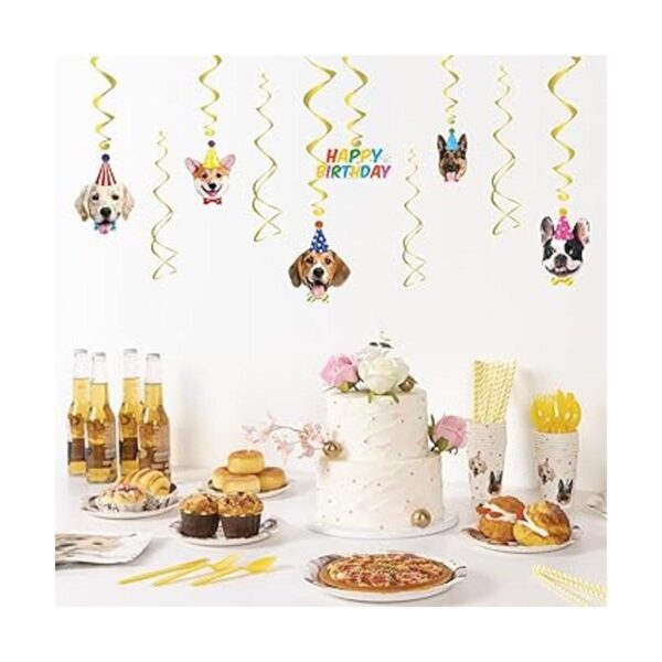 DECORLIFE Suministros de fiesta de cumpleaños para perros_4