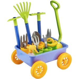 deAO El juego de carretilla y herramientas de jardinería_1