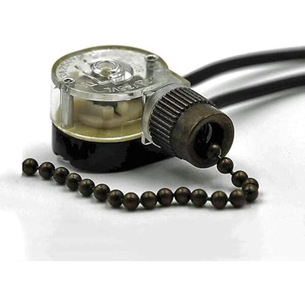 Pull Chain Switch Zing Ear ZE109 Ceiling Fan Switch