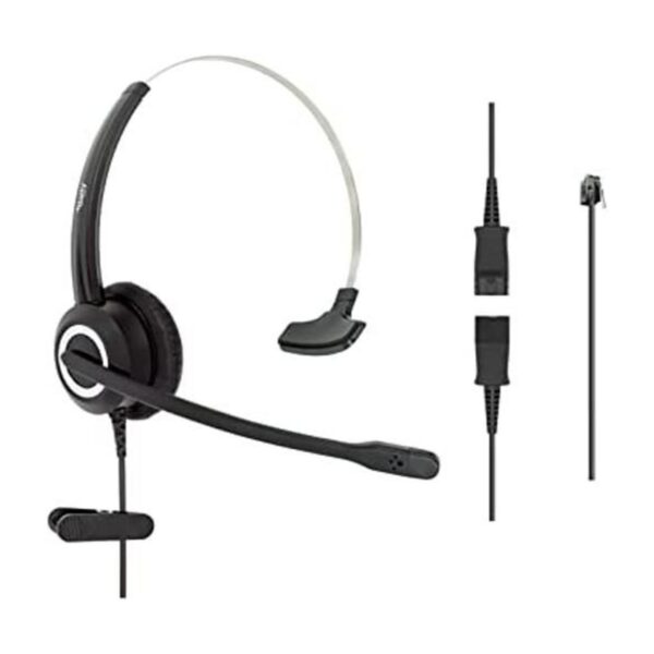 RJ9 Auriculares de oficina con cable de voz HD para MITEL_1