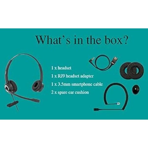 Compatible con Grandstream Snom RJ9 Auriculares con_2