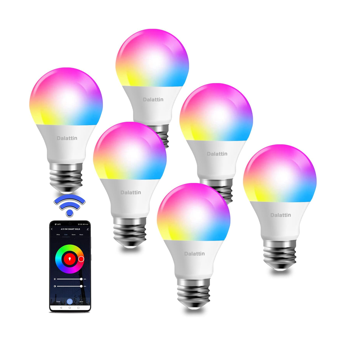 Dalattin Tuya Bombilla LED inteligente bombillas WiFi