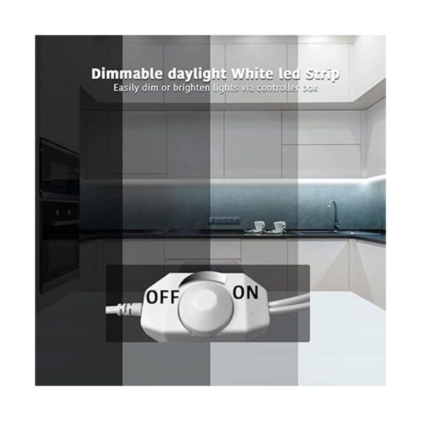 Dalattin Tira de luces LED blancas tira de luz LED_2