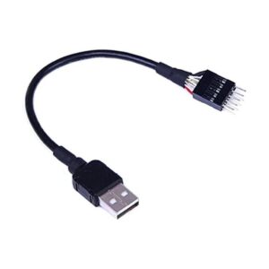 9Pin USB placa madre macho encabezado a un solo USB 2.0_1
