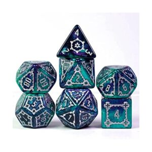cusdie 7 dados DND gigantes de 0.984 in juego de dados_1