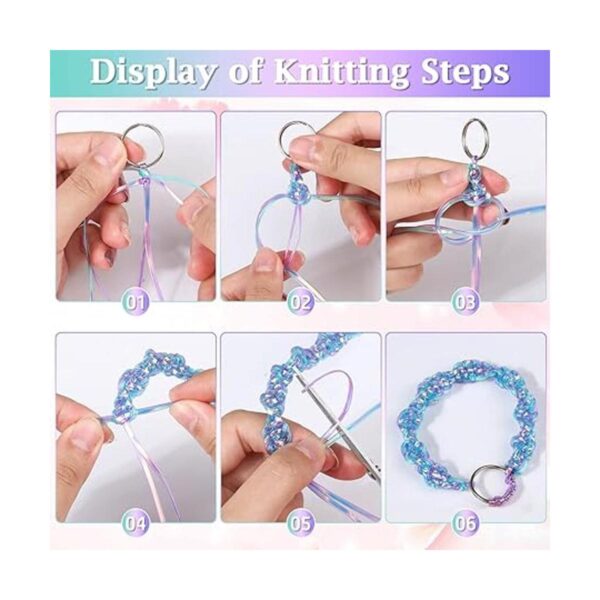 Cridoz Boondoggle String Kit con 20 rollos de cordón de