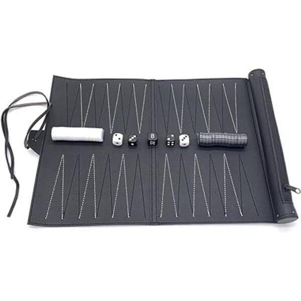 Juegos de backgammon de viaje enrollables juegos de mesa_2