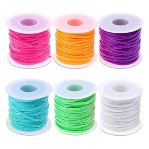 Cridoz Juego de 6 cuerdas de plástico para pulseras