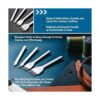 Cridoz Kit de 35 bolsas de cuero con perforador de agujero