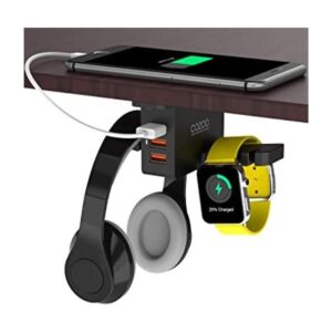 COZOO Soporte para auriculares con cargador USB para_1