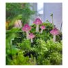 Minicucos para jardín de hadas setas translúcidas para_3