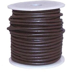 Cords Craft Cuerda redonda de cuero genuino de 0.079 in_1