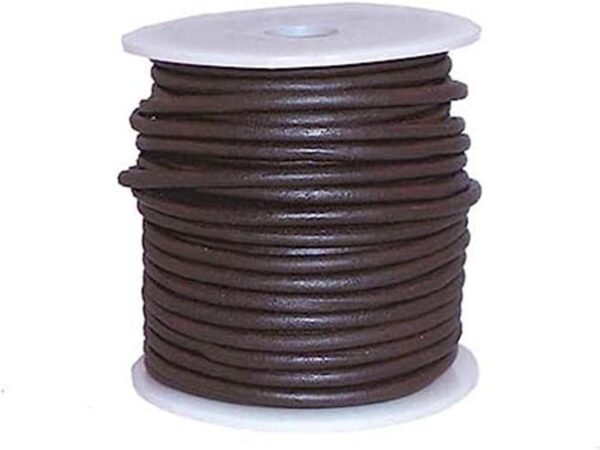 Cords Craft Cuerda redonda de cuero genuino de 0.079 in_1