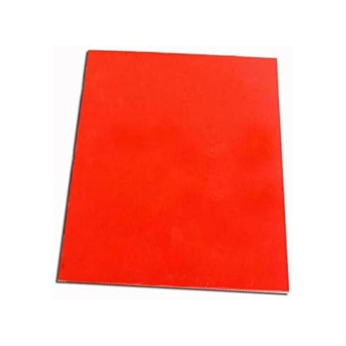 Hoja de sello de goma naranja para máquina de grabado