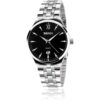 Reloj analógico de acero inoxidable para hombre reloj de