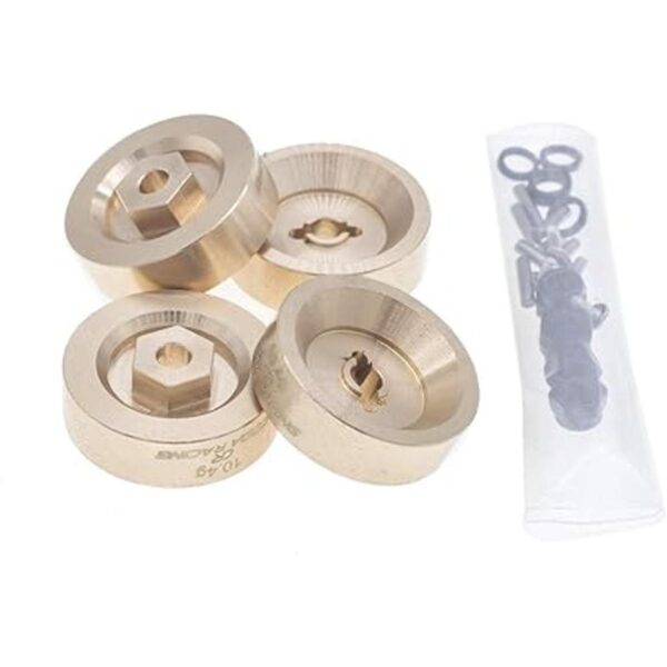 CODA RACING 4 unids 0.37 oz latón rueda pesos adaptador_4