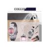 Reloj analógico de cuarzo para mujer con correa de acero_3