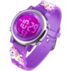 Girls Digital Watch Age 312 for Gifts 3D Cartoon