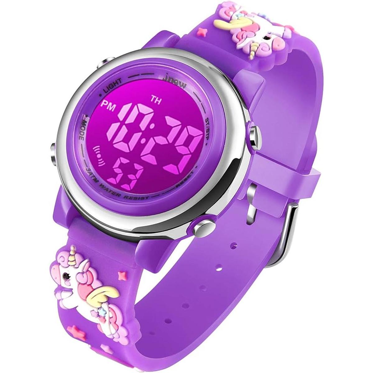 Girls Digital Watch Age 312 for Gifts 3D Cartoon