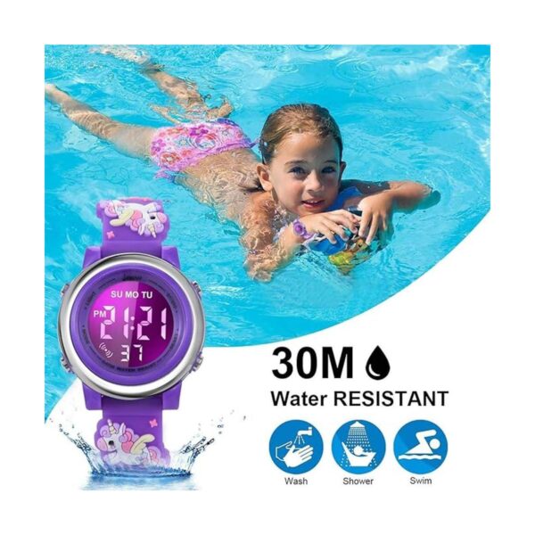 Girls Digital Watch Age 312 for Gifts 3D Cartoon