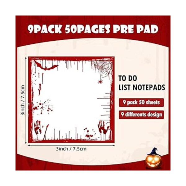 Nota adhesiva de Halloween notas de Halloween con_2