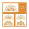 Plantilla de mandala reutilizable de 18 x 10 pulgadas