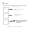 Adaptador de cable divisor micro USB._3