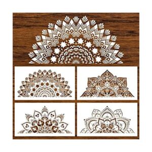 Plantilla de mandala reutilizable de 18 x 10 pulgadas