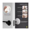 CLOATFET Protector de pared para tope de puerta tope de_4