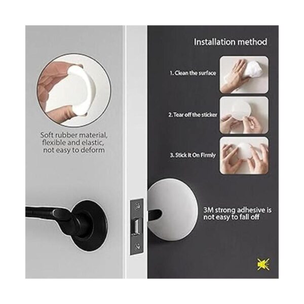 CLOATFET Protector de pared para tope de puerta tope de_4