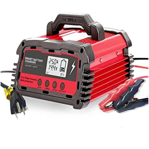 Treeligo Cargador de batería de automóvil de 12 V24 V_1
