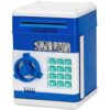 Alcancía Caja de monedas en efectivo azul para niñas y_1