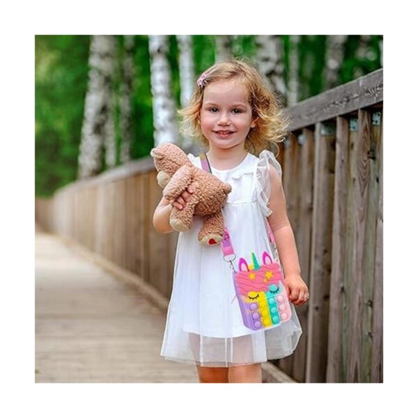 Pequeño bolsa para reventar bolsa de unicornio para niñas_2