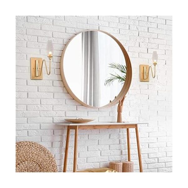 Luminaria de baño de oro 1 aplique de pared de luz