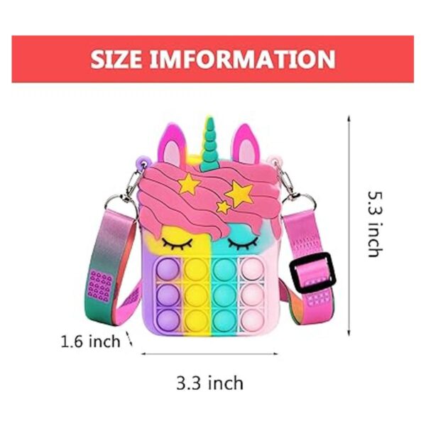 Pequeño bolsa para reventar bolsa de unicornio para niñas_3