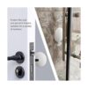 CLOATFET Protector de pared para tope de puerta tope de_2