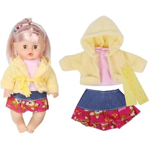 Juego de 6 ropa de muñeca para muñeca de 12 pulgadas ropa_4