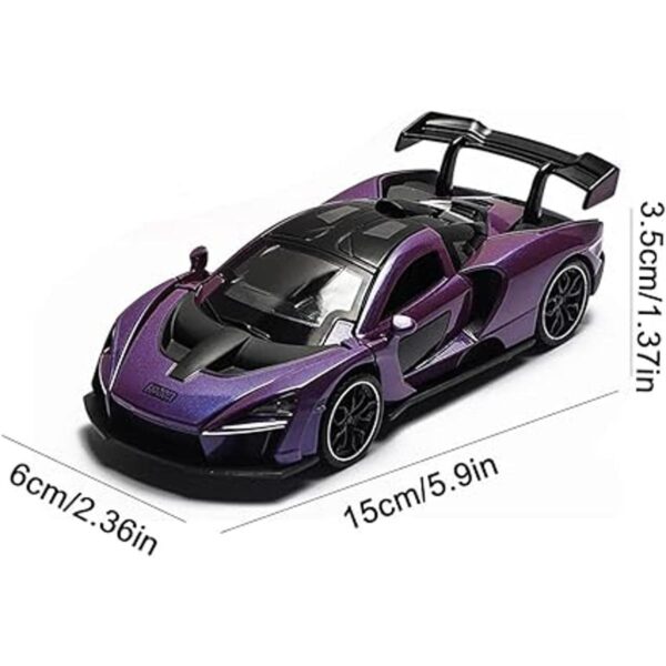 Diecast Modelo de auto deportivo McLaren Senna de_4