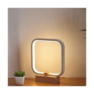 Lámpara de mesa LED de madera de 3 colores lámpara de_1