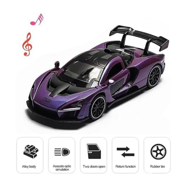 Diecast Modelo de auto deportivo McLaren Senna de_5