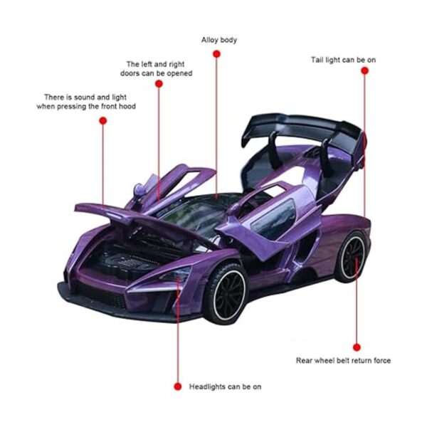 Diecast Modelo de auto deportivo McLaren Senna de_2