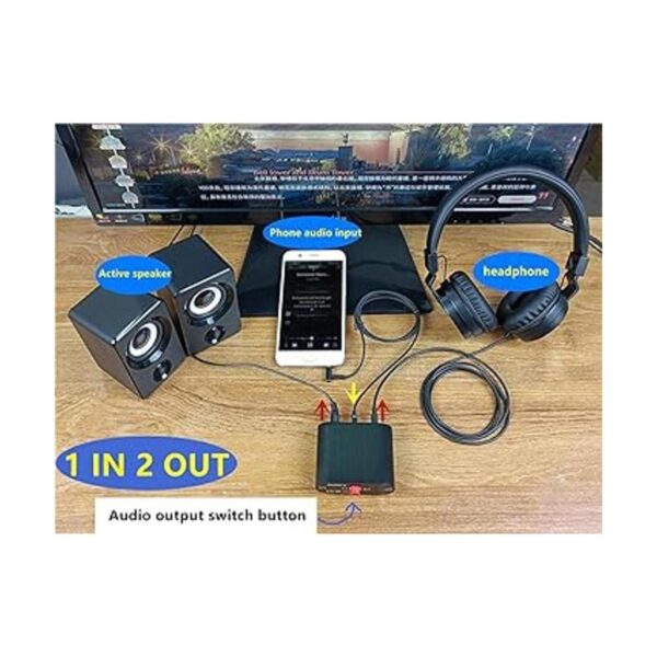 M1 Interruptor de audio estéreo de 0.138 in con salida 2_3