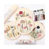 REEWISLY Kit de bordado para principiantes 4 juegos kits