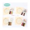 REEWISLY Kit de bordado para principiantes 4 juegos kits